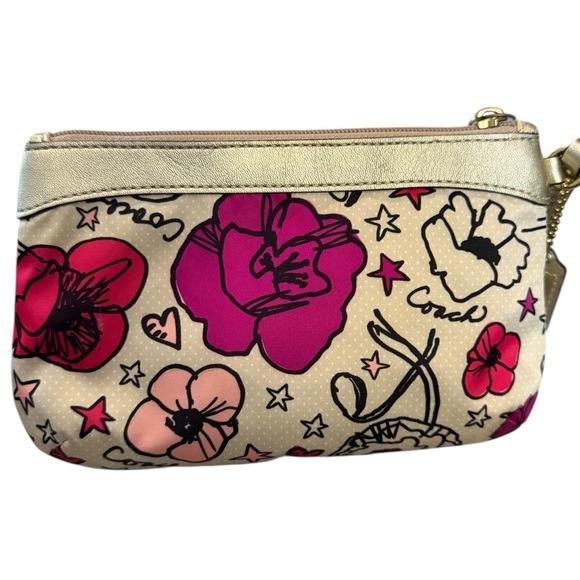 Coach Poppy Kyra Satin Medium Wristlet (EUC) - Picture 3 of 7
